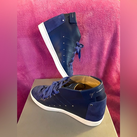 Giuseppe Zanotti High Top Wedge Hidden Hill Sneaker - Picture 1 of 12